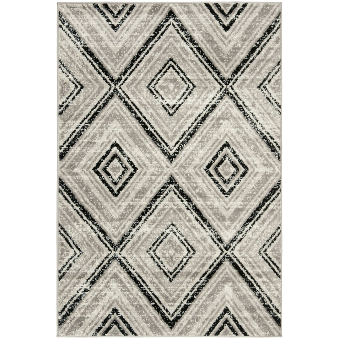 SAFAVIEH Skyler Collection SKY120J Grey / Black Rug Image 9