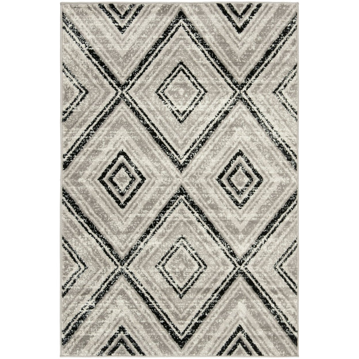 SAFAVIEH Skyler Collection SKY120J Grey / Black Rug Image 9