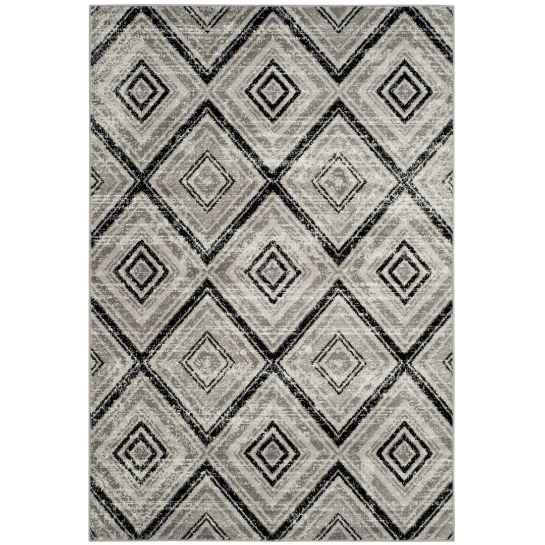 SAFAVIEH Skyler Collection SKY120J Grey / Black Rug Image 10