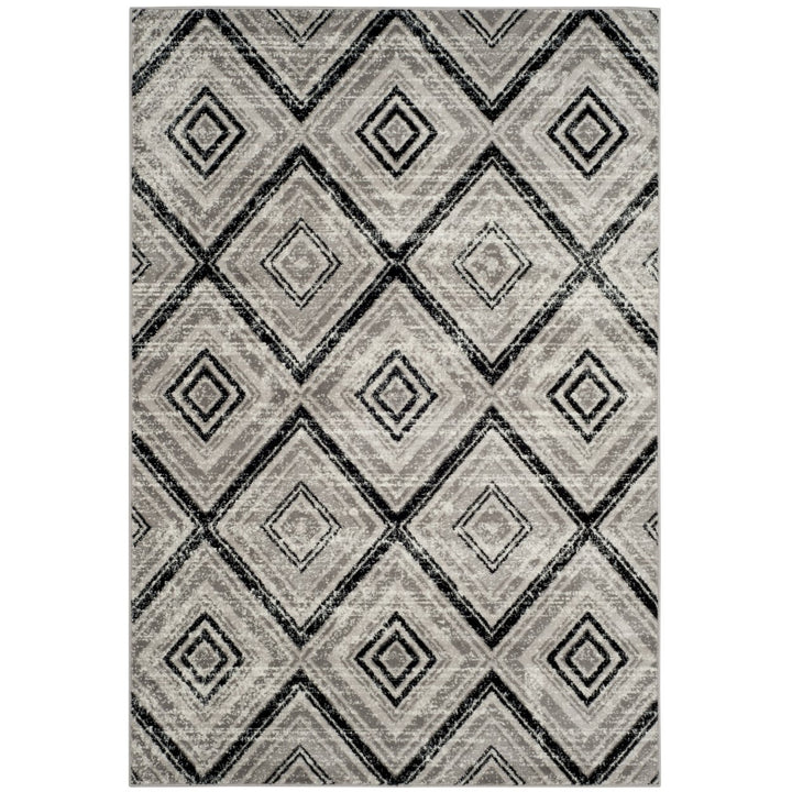 SAFAVIEH Skyler Collection SKY120J Grey / Black Rug Image 1