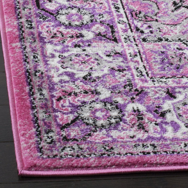 SAFAVIEH Skyler Collection SKY126N Pink / Ivory Rug Image 7