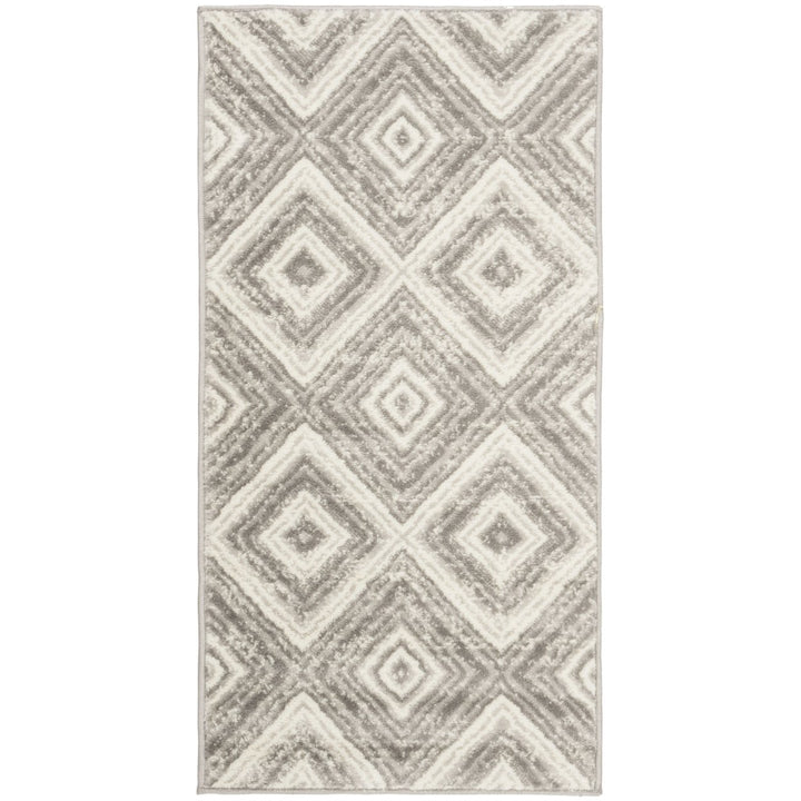 SAFAVIEH Skyler Collection SKY120K Grey / Ivory Rug Image 1