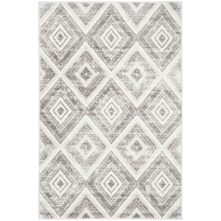 SAFAVIEH Skyler Collection SKY120K Grey / Ivory Rug Image 9