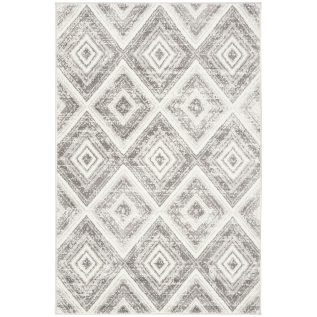 SAFAVIEH Skyler Collection SKY120K Grey / Ivory Rug Image 1