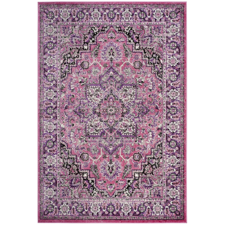 SAFAVIEH Skyler Collection SKY126N Pink / Ivory Rug Image 1