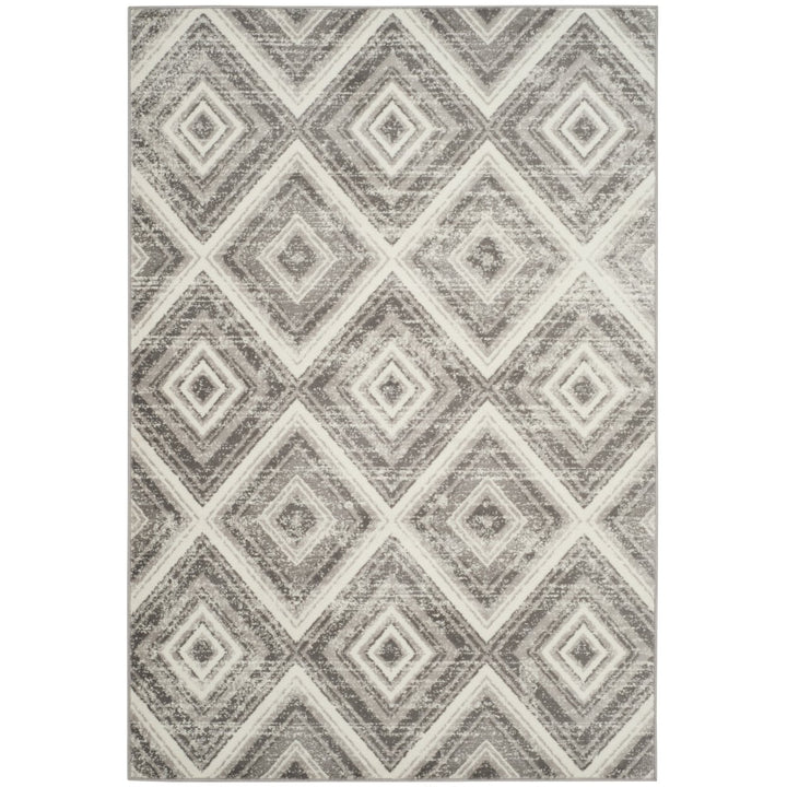 SAFAVIEH Skyler Collection SKY120K Grey / Ivory Rug Image 10