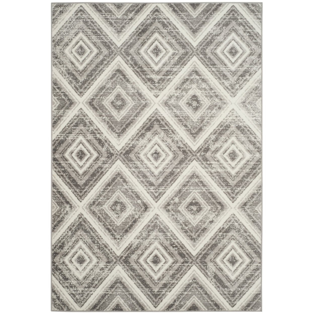 SAFAVIEH Skyler Collection SKY120K Grey / Ivory Rug Image 1