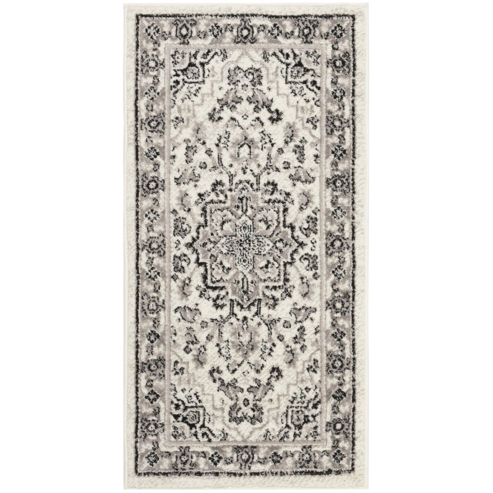 SAFAVIEH Skyler Collection SKY126K Grey / Ivory Rug Image 2