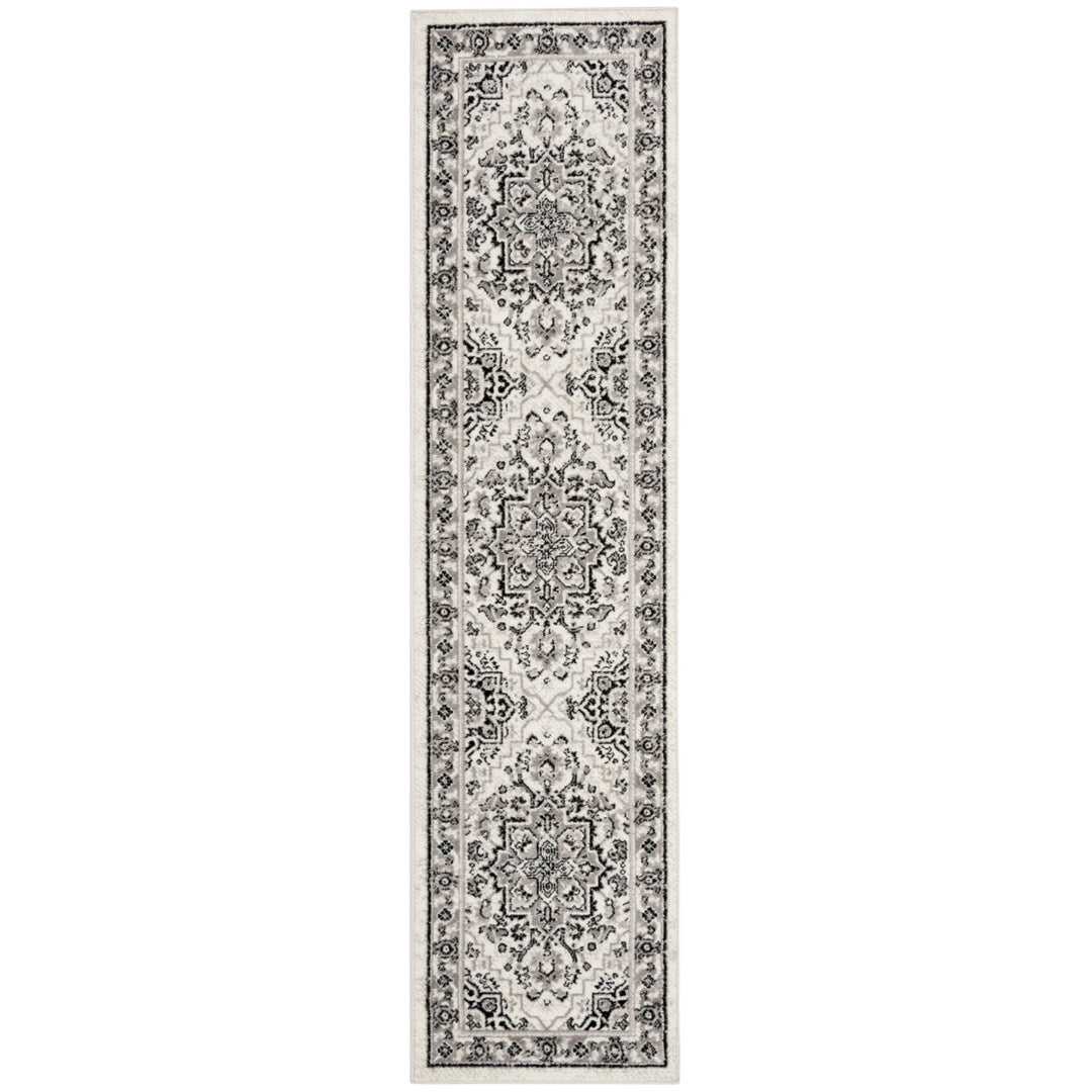 SAFAVIEH Skyler Collection SKY126K Grey / Ivory Rug Image 1