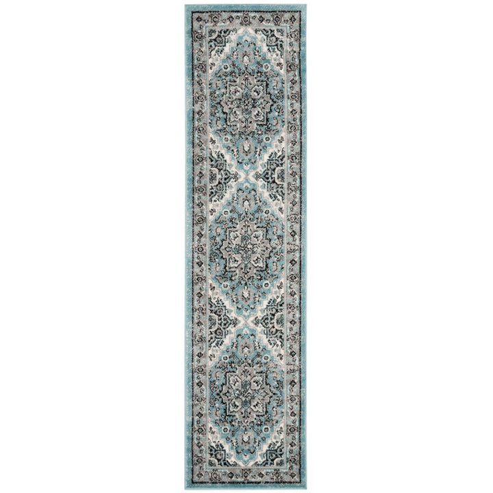 SAFAVIEH Skyler Collection SKY126M Blue / Ivory Rug Image 1