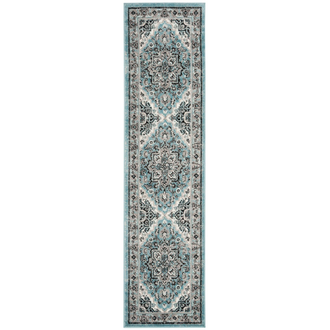 SAFAVIEH Skyler Collection SKY126M Blue / Ivory Rug Image 1