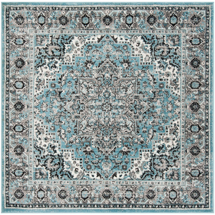 SAFAVIEH Skyler Collection SKY126M Blue / Ivory Rug Image 1