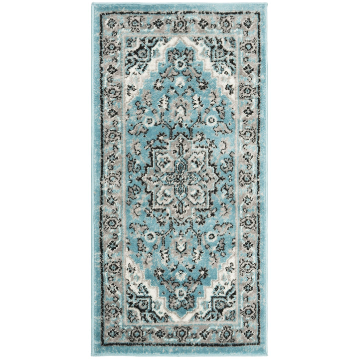 SAFAVIEH Skyler Collection SKY126M Blue / Ivory Rug Image 1