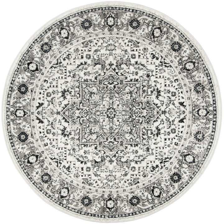 SAFAVIEH Skyler Collection SKY126K Grey / Ivory Rug Image 6