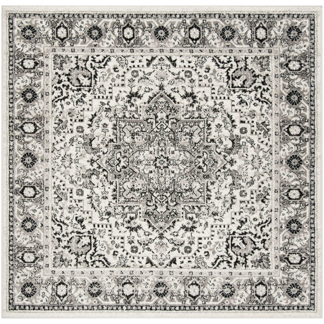 SAFAVIEH Skyler Collection SKY126K Grey / Ivory Rug Image 7