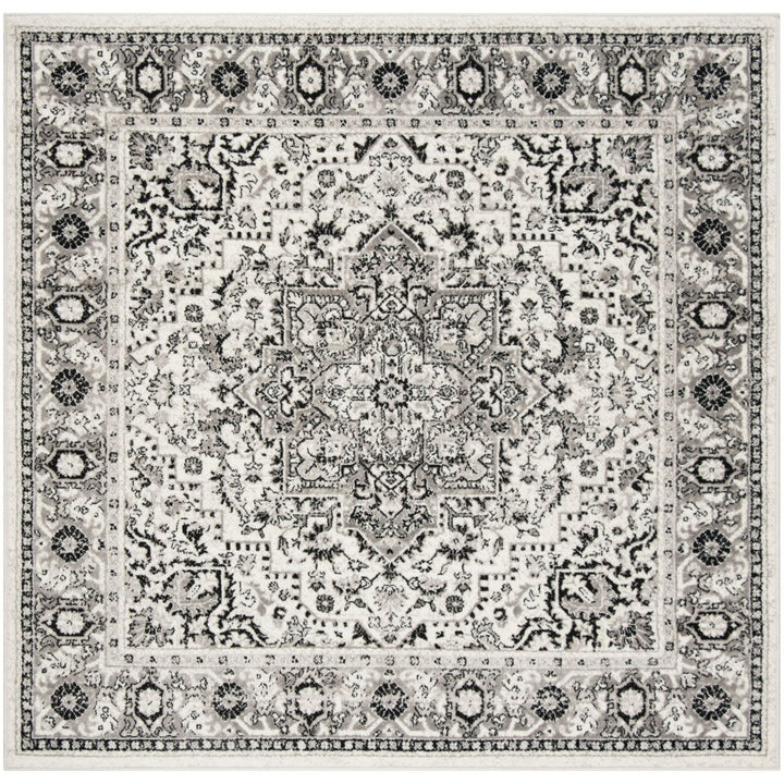 SAFAVIEH Skyler Collection SKY126K Grey / Ivory Rug Image 7