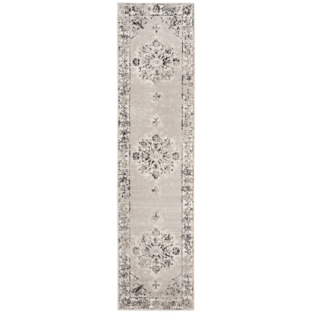 SAFAVIEH Skyler Collection SKY169K Grey / Ivory Rug Image 1