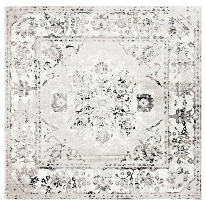 SAFAVIEH Skyler Collection SKY169K Grey / Ivory Rug Image 1