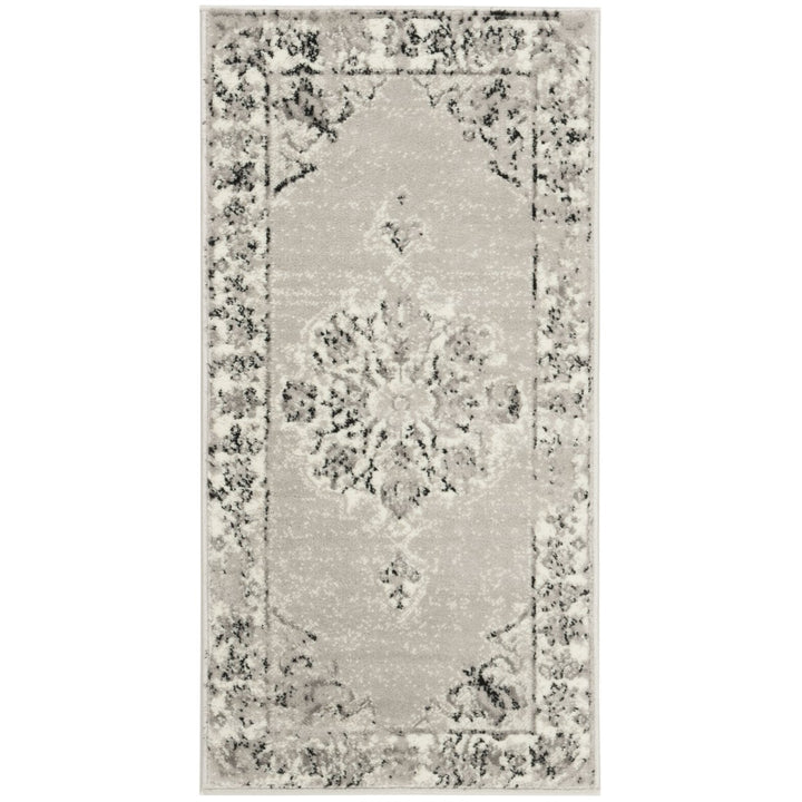 SAFAVIEH Skyler Collection SKY169K Grey / Ivory Rug Image 1