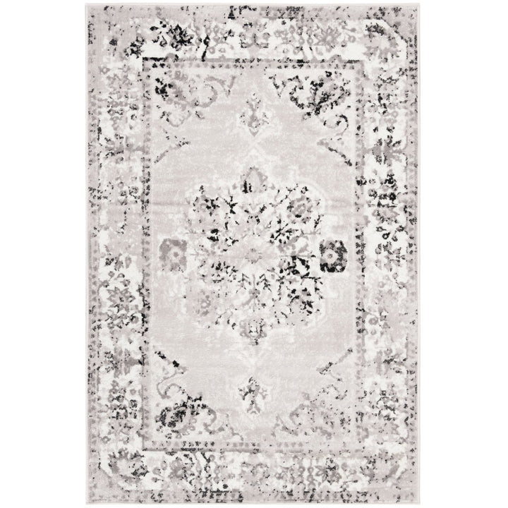 SAFAVIEH Skyler Collection SKY169K Grey / Ivory Rug Image 1