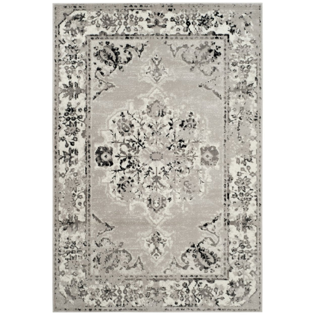 SAFAVIEH Skyler Collection SKY169K Grey / Ivory Rug Image 1