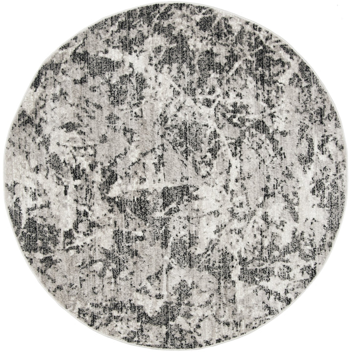 SAFAVIEH Skyler Collection SKY186L Charcoal / Ivory Rug Image 4