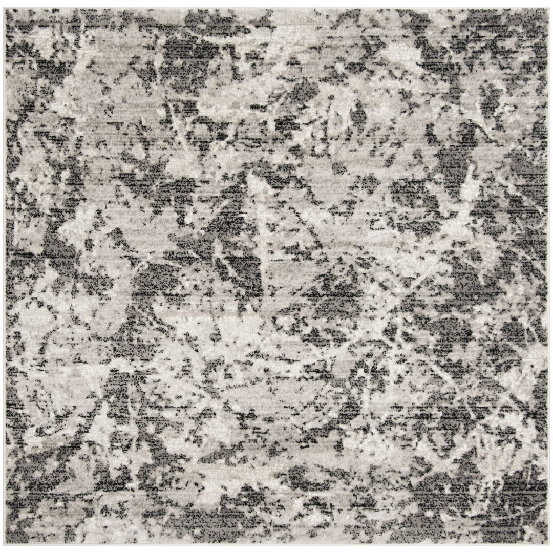 SAFAVIEH Skyler Collection SKY186L Charcoal / Ivory Rug Image 6