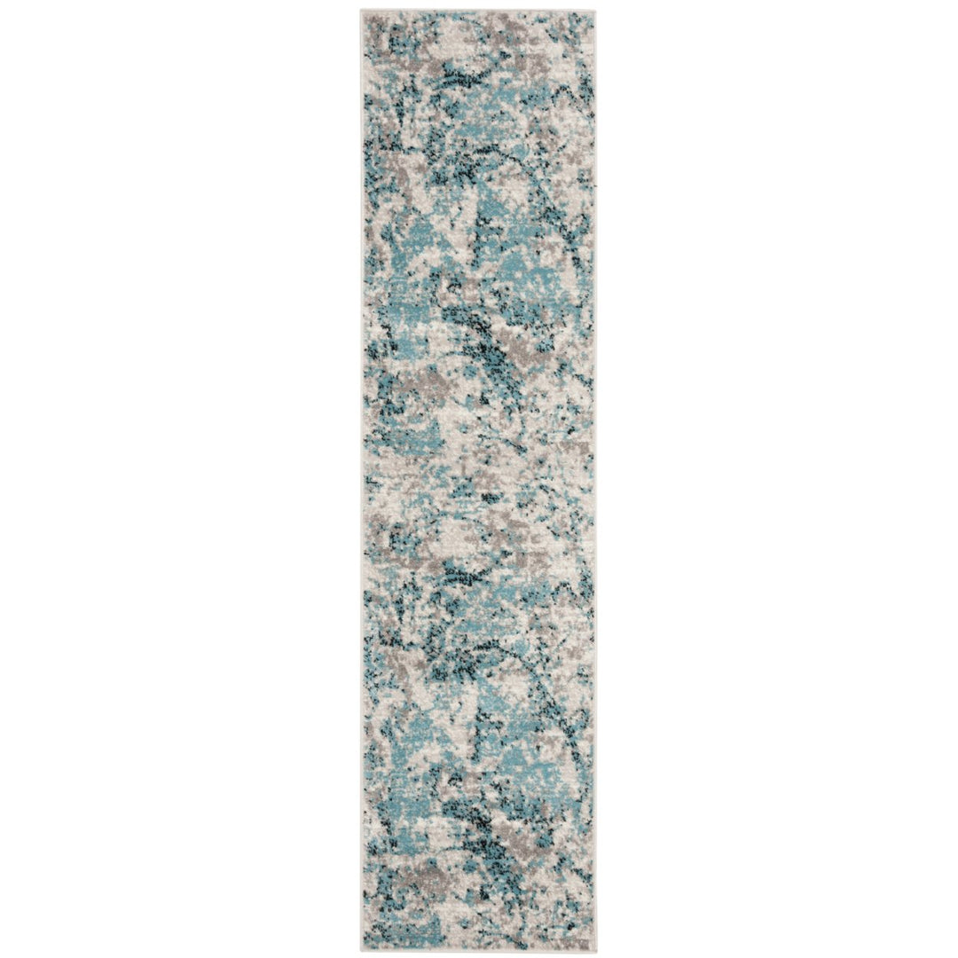 SAFAVIEH Skyler Collection SKY186M Blue / Ivory Rug Image 5