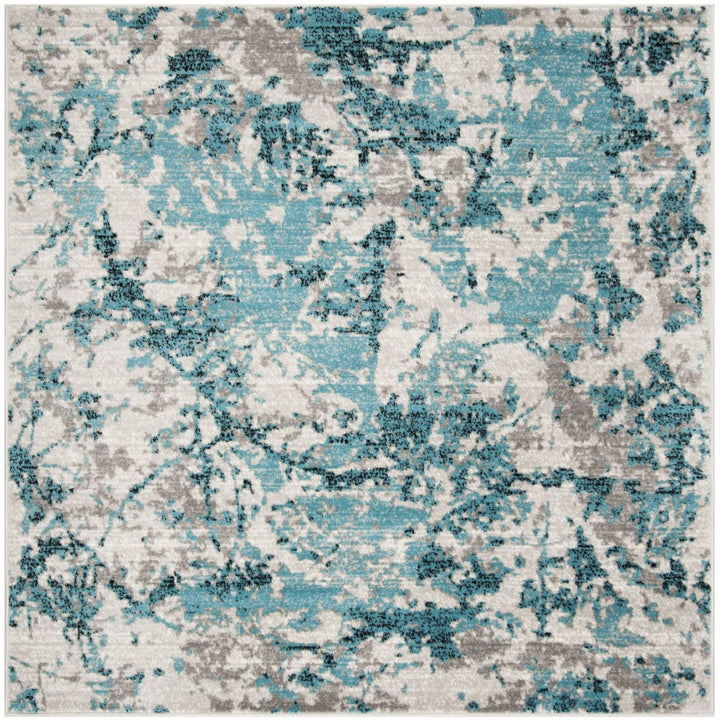 SAFAVIEH Skyler Collection SKY186M Blue / Ivory Rug Image 6