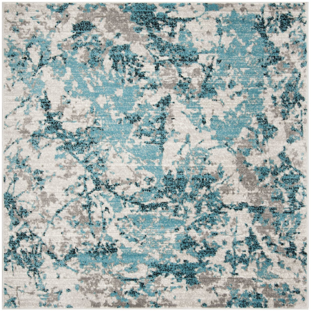 SAFAVIEH Skyler Collection SKY186M Blue / Ivory Rug Image 1