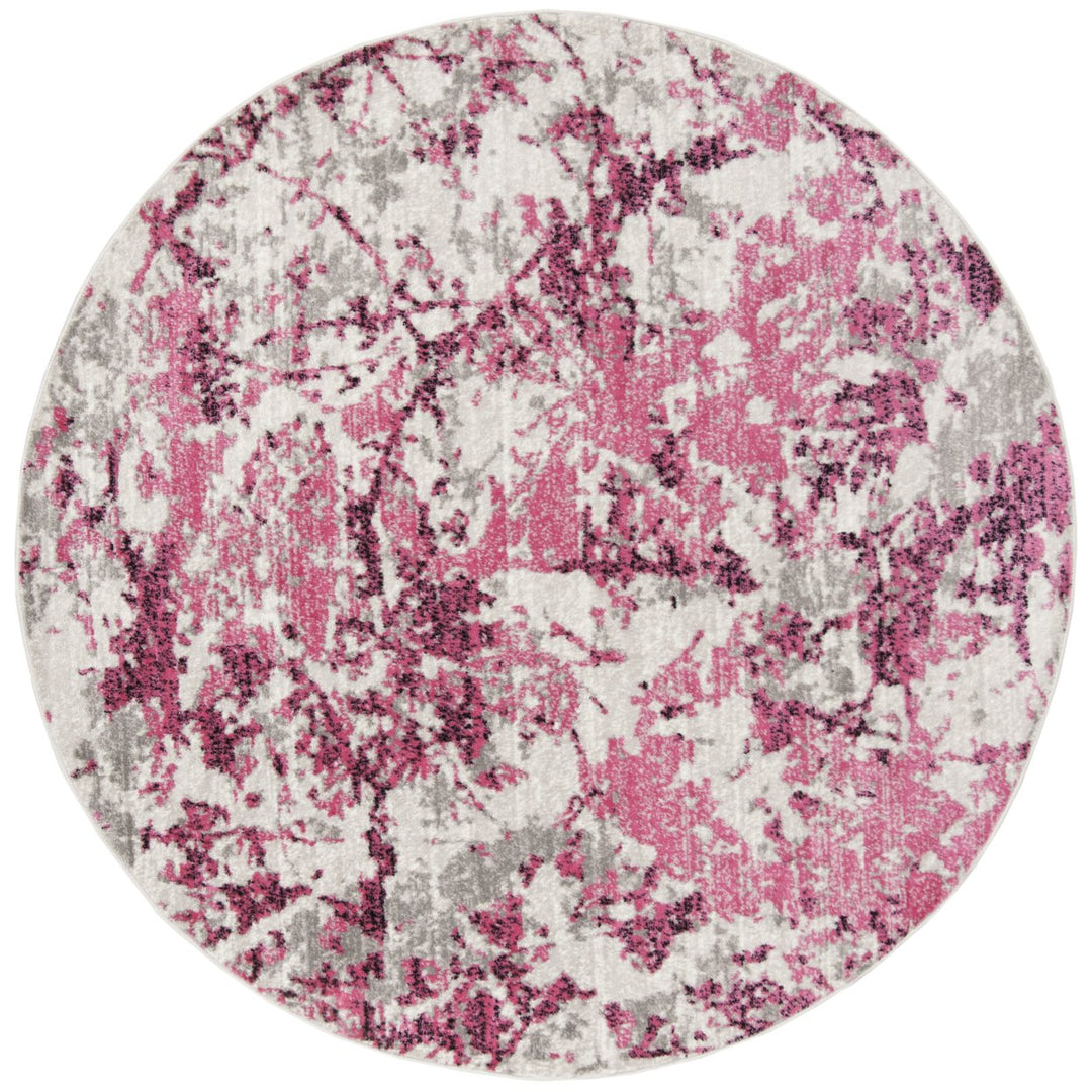 SAFAVIEH Skyler Collection SKY186N Pink / Ivory Rug Image 4