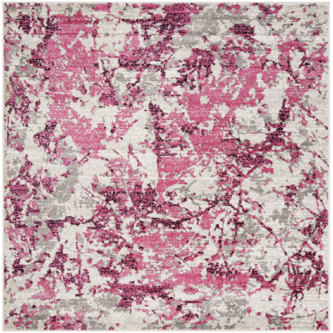 SAFAVIEH Skyler Collection SKY186N Pink / Ivory Rug Image 6