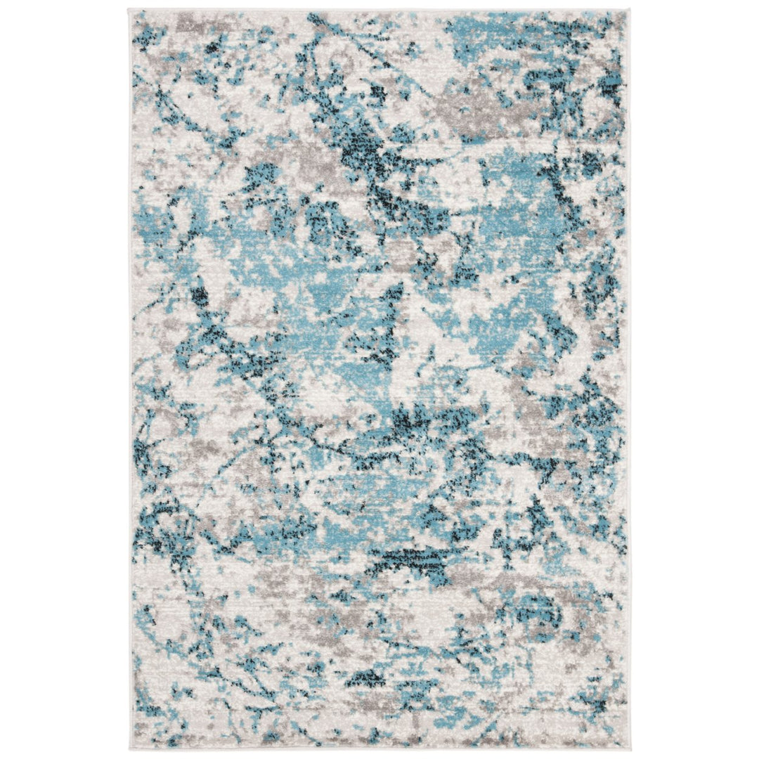 SAFAVIEH Skyler Collection SKY186M Blue / Ivory Rug Image 9