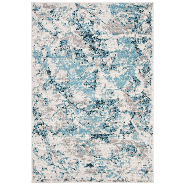 SAFAVIEH Skyler Collection SKY186M Blue / Ivory Rug Image 9