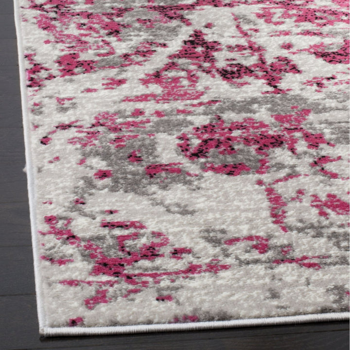 SAFAVIEH Skyler Collection SKY186N Pink / Ivory Rug Image 7