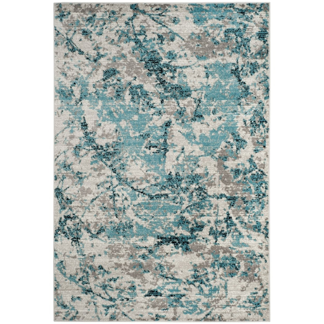 SAFAVIEH Skyler Collection SKY186M Blue / Ivory Rug Image 1