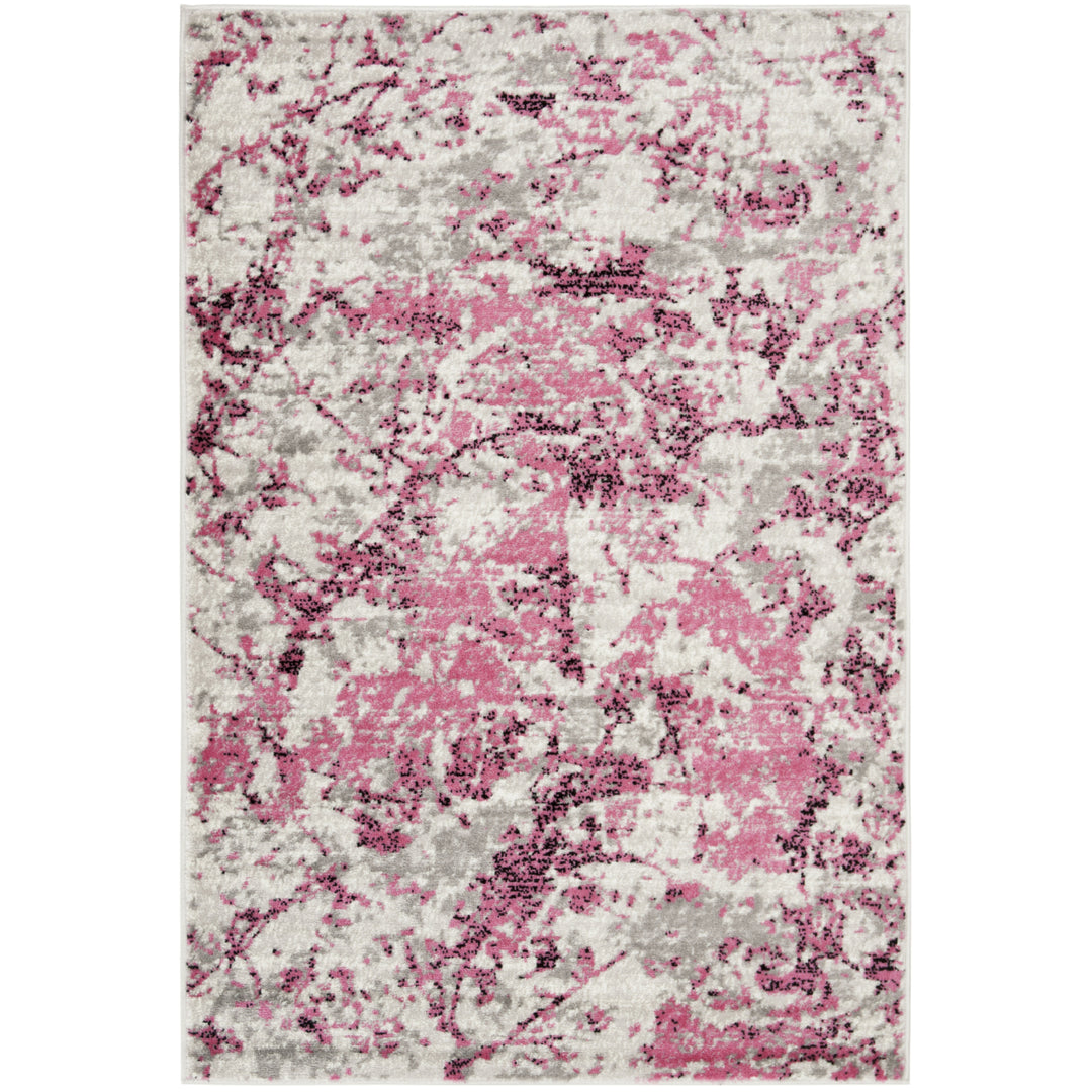 SAFAVIEH Skyler Collection SKY186N Pink / Ivory Rug Image 8