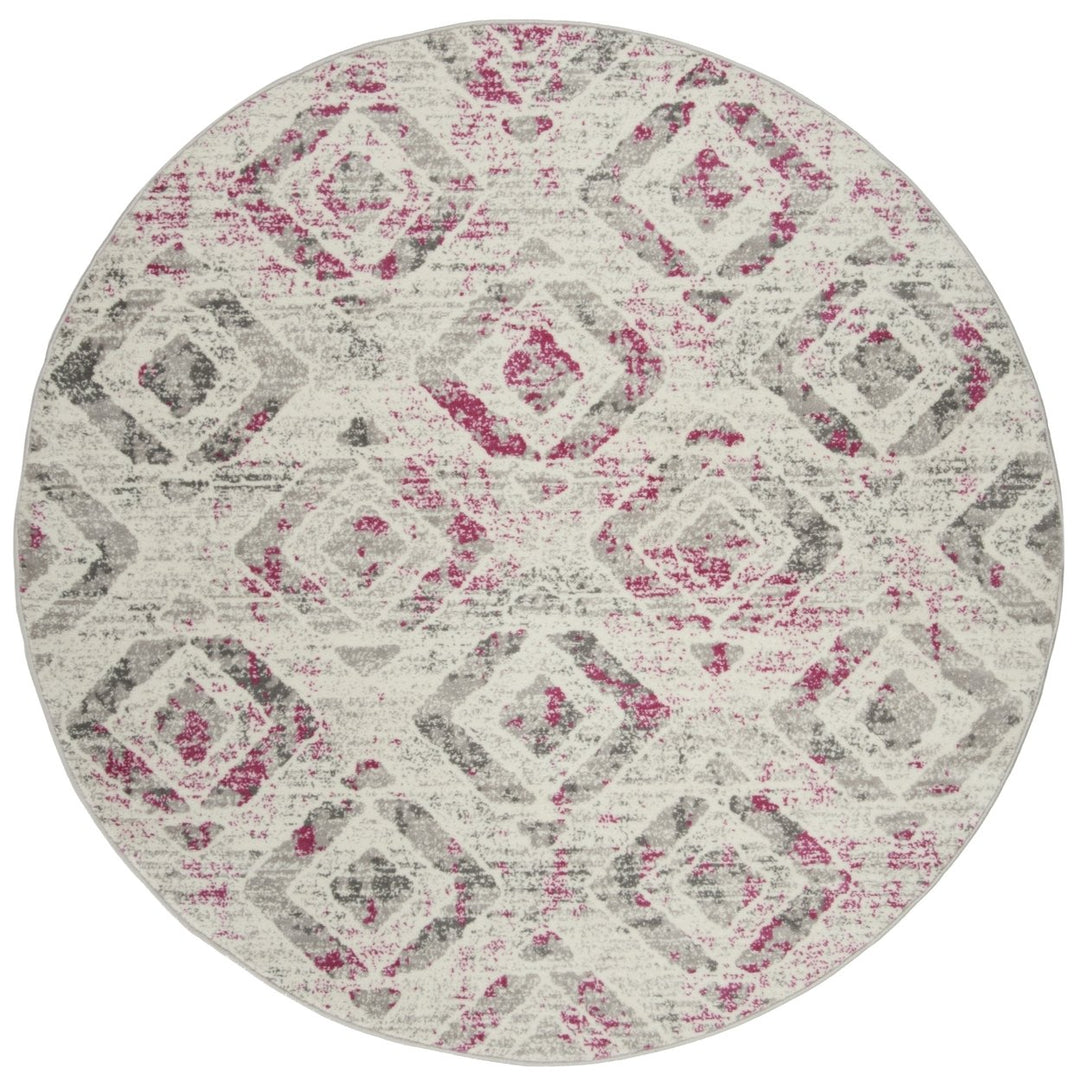 SAFAVIEH Skyler Collection SKY190F Ivory / Pink Rug Image 4