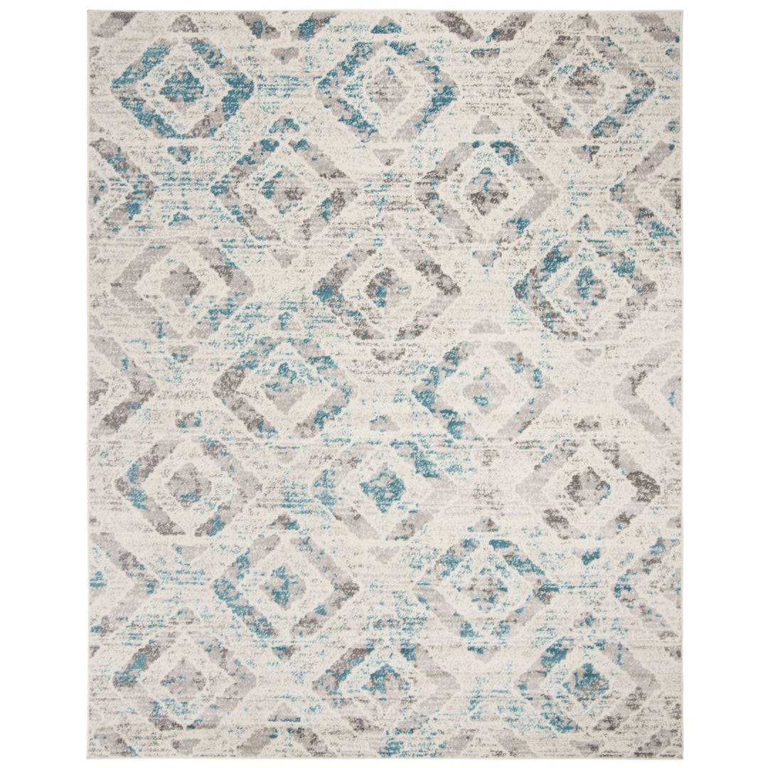 SAFAVIEH Skyler Collection SKY190D Ivory / Blue Rug Image 1