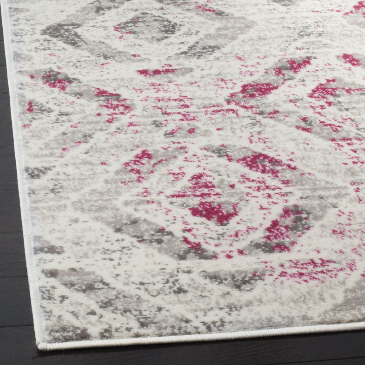 SAFAVIEH Skyler Collection SKY190F Ivory / Pink Rug Image 7