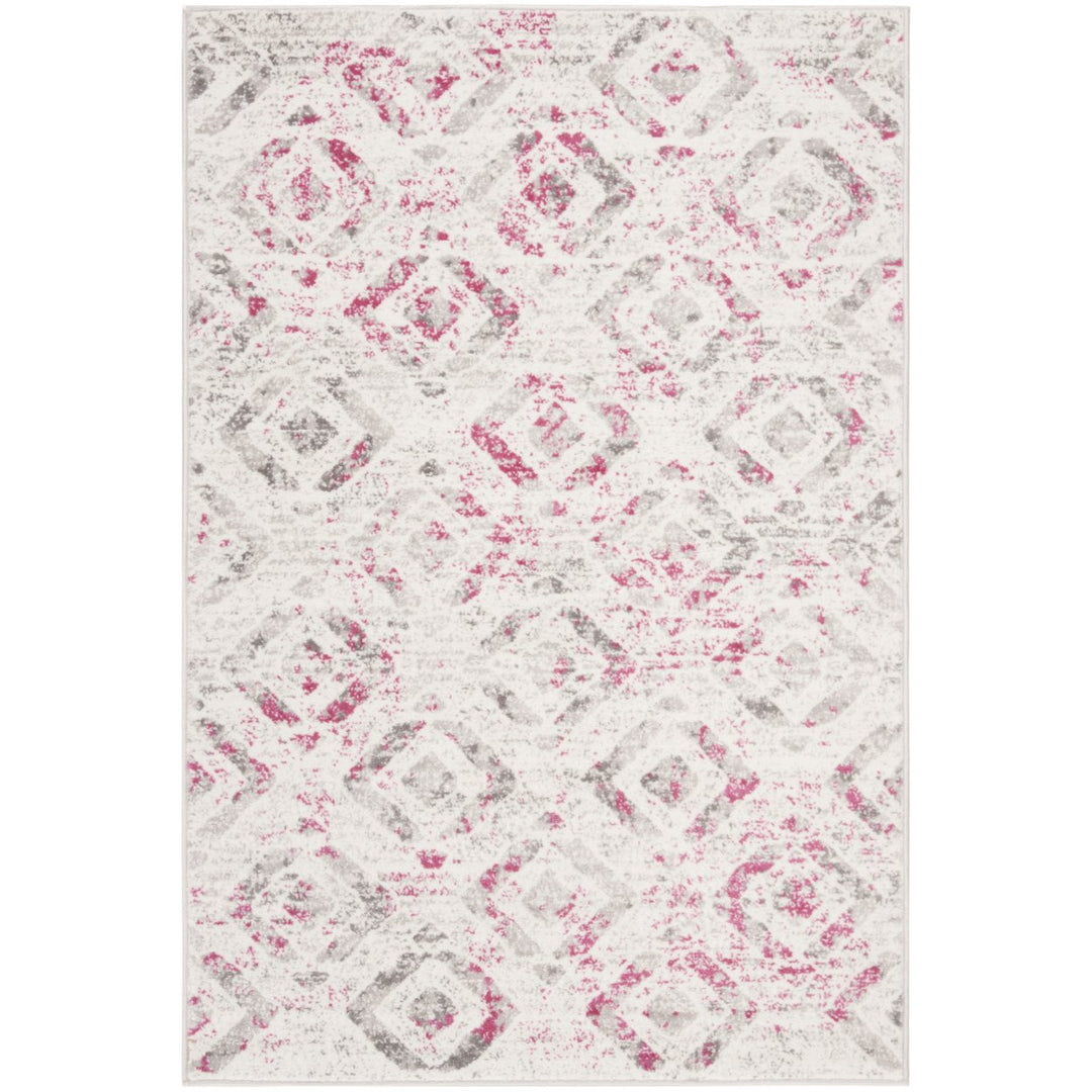 SAFAVIEH Skyler Collection SKY190F Ivory / Pink Rug Image 8