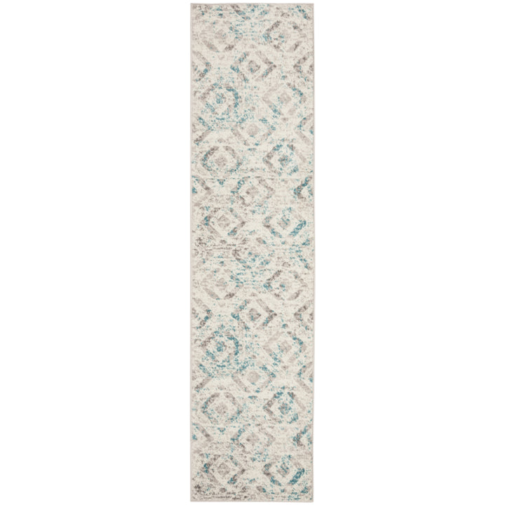 SAFAVIEH Skyler Collection SKY190D Ivory / Blue Rug Image 5