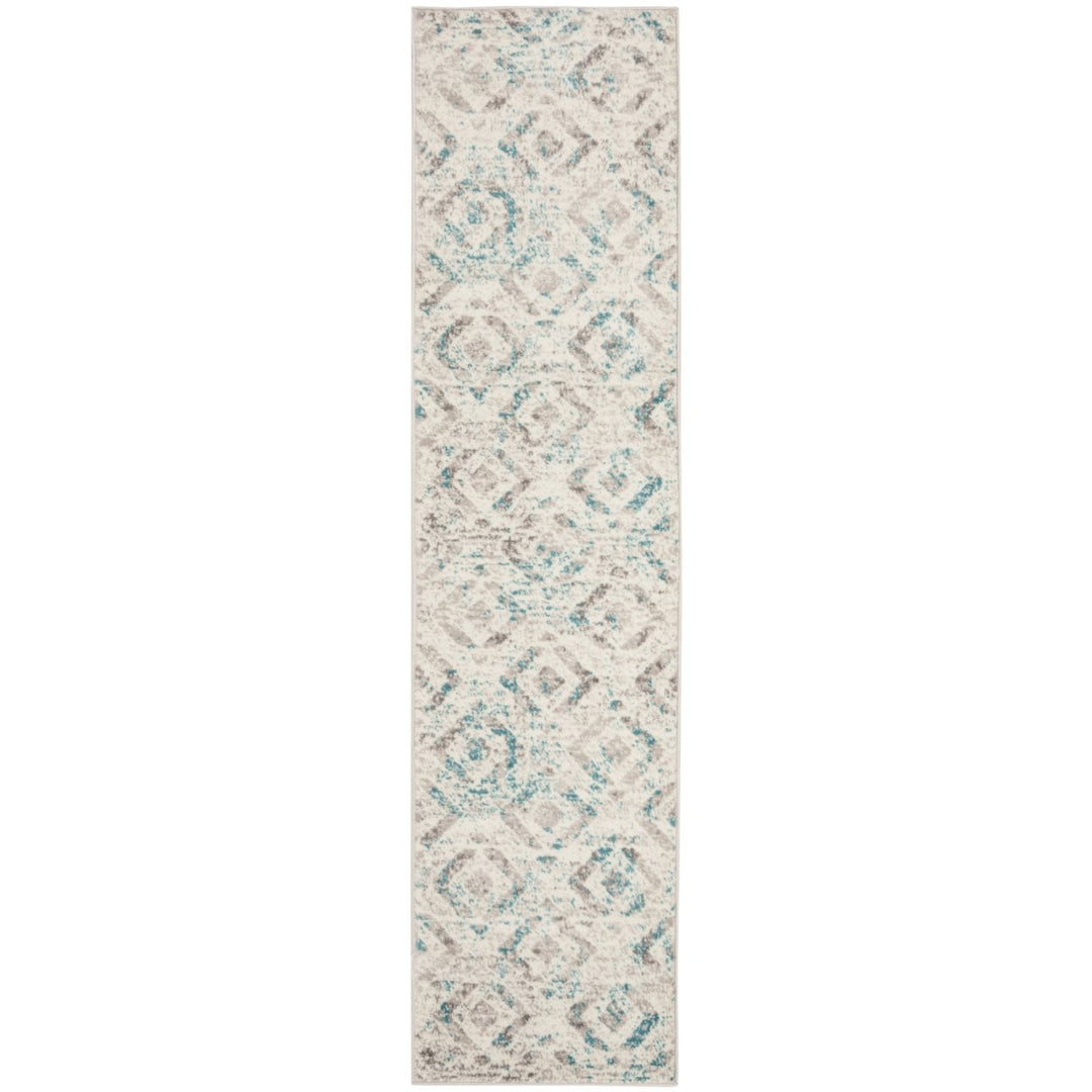 SAFAVIEH Skyler Collection SKY190D Ivory / Blue Rug Image 1