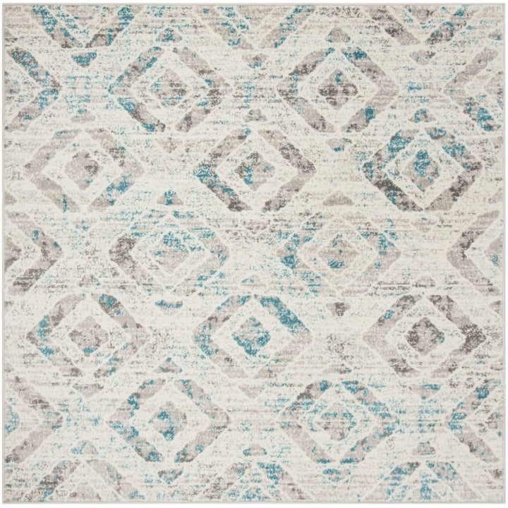 SAFAVIEH Skyler Collection SKY190D Ivory / Blue Rug Image 6