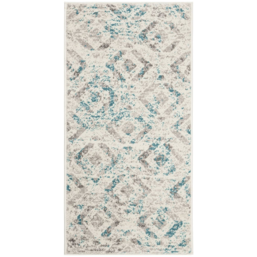 SAFAVIEH Skyler Collection SKY190D Ivory / Blue Rug Image 8