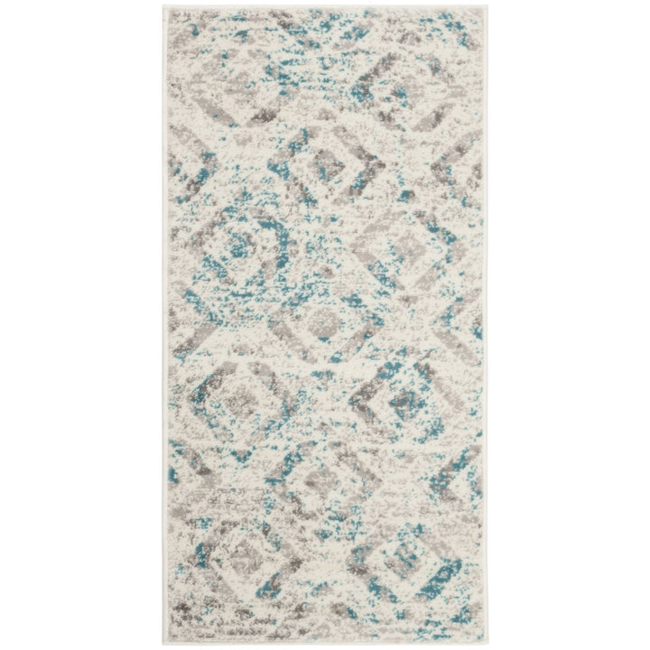 SAFAVIEH Skyler Collection SKY190D Ivory / Blue Rug Image 8