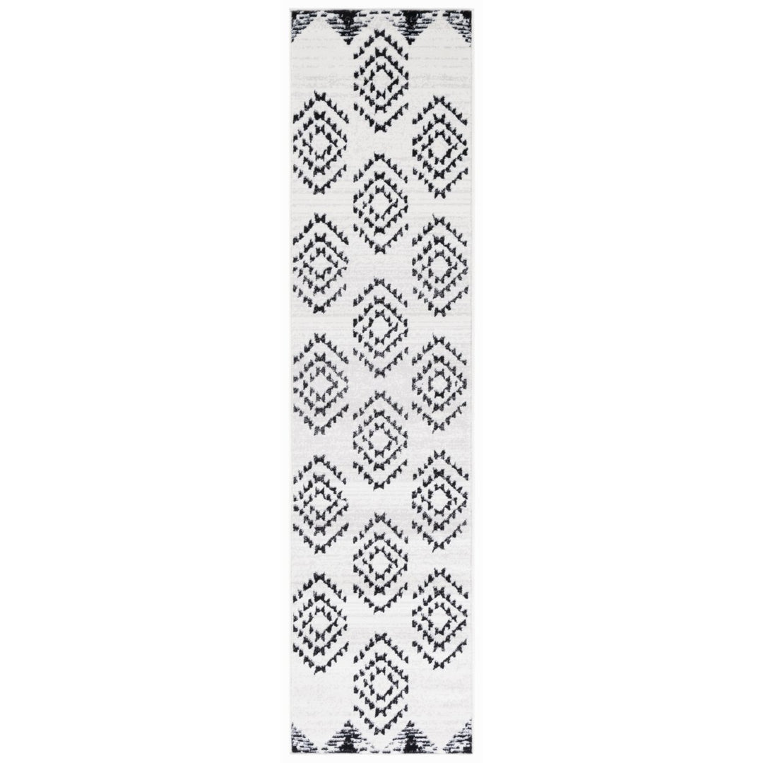 SAFAVIEH Skyler Collection SKY179A Ivory / Black Rug Image 5