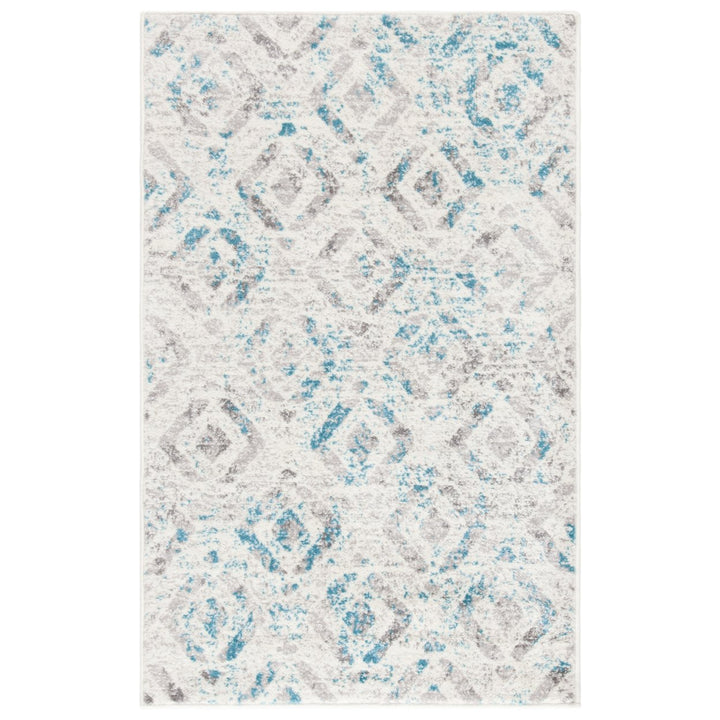 SAFAVIEH Skyler Collection SKY190D Ivory / Blue Rug Image 9