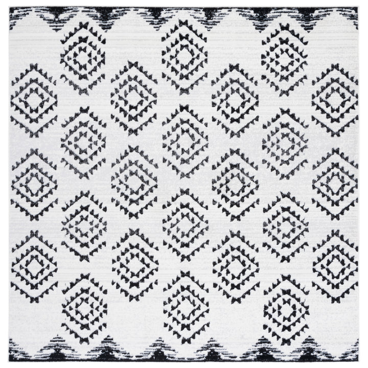 SAFAVIEH Skyler Collection SKY179A Ivory / Black Rug Image 6