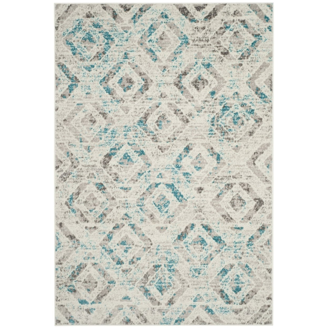 SAFAVIEH Skyler Collection SKY190D Ivory / Blue Rug Image 10